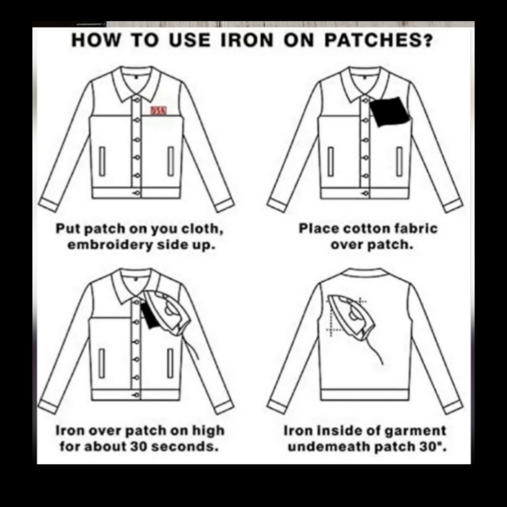 WWJD IRON ON PATCH - Picture 3 of 4